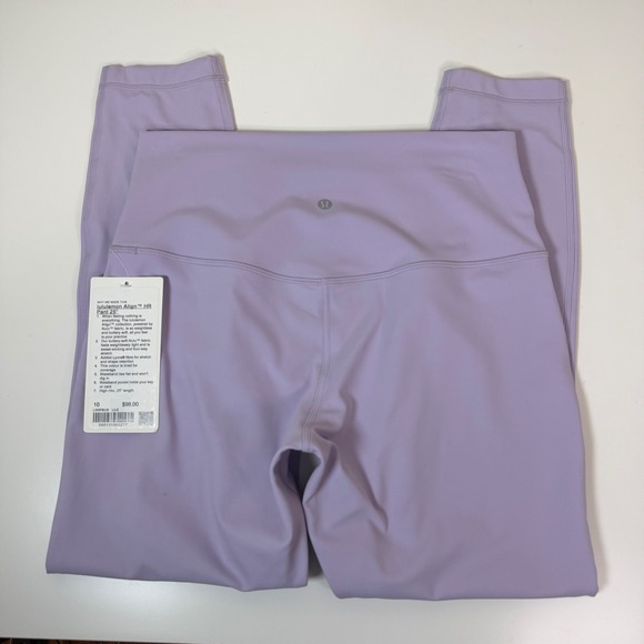 Lululemon Align HR Pant 25 High Rise Lavender Purple Women's Size 10 NEW - Picture 2 of 7